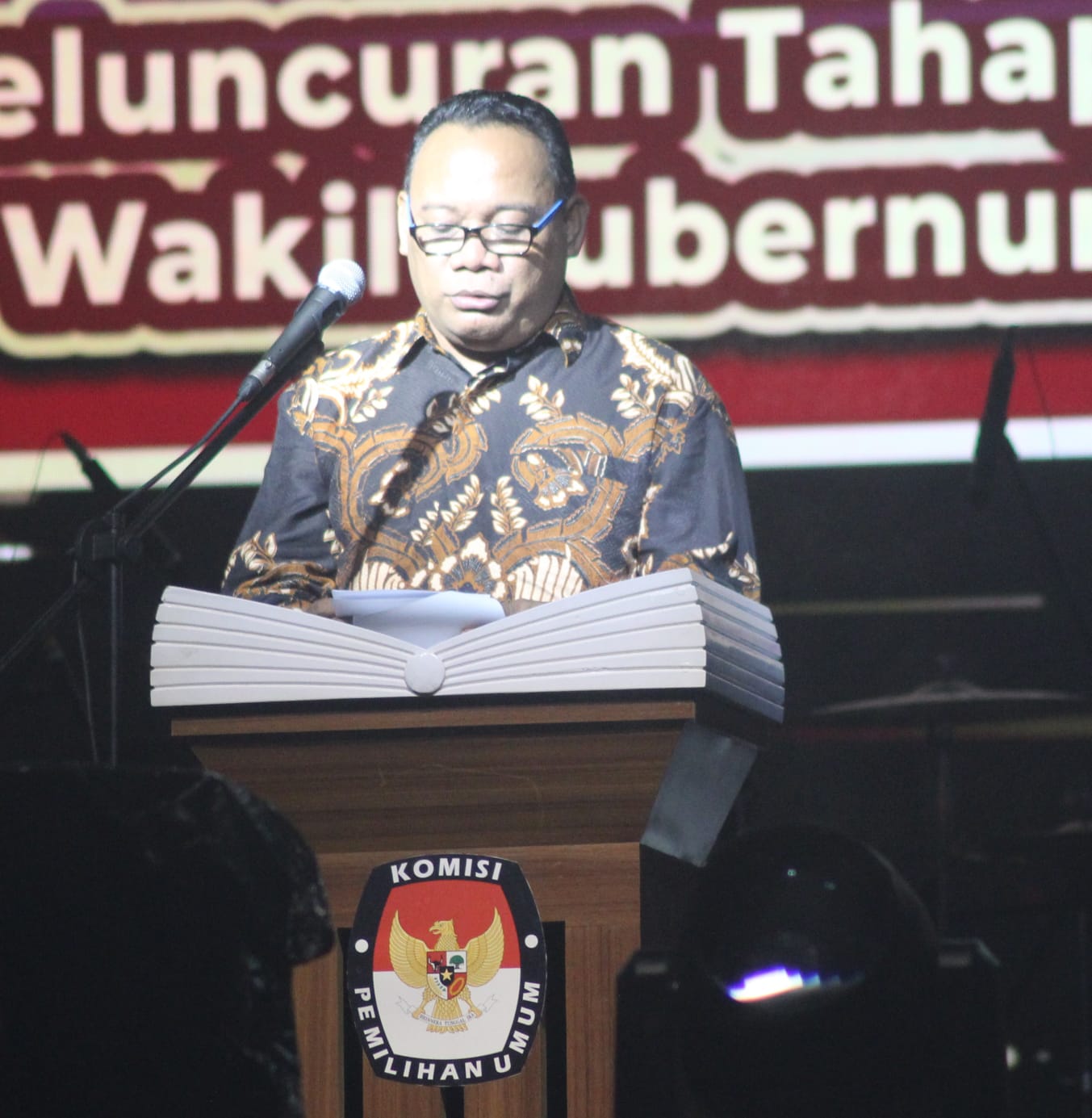Pj Gubernur Malut Hadiri Peluncuran Tahapan Pilgub 2024