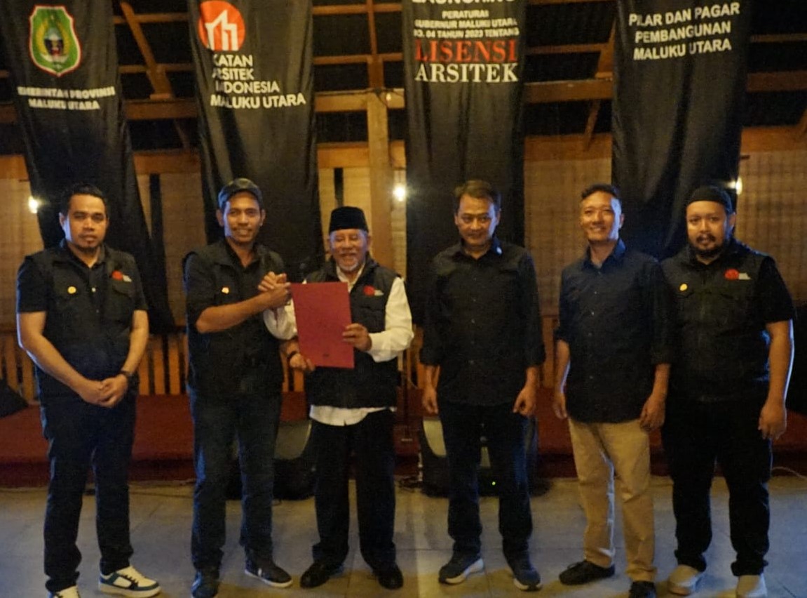 Pemprov Malut Resmi Terbitkan Peraturan Lisensi Arsitek Tahun 2023