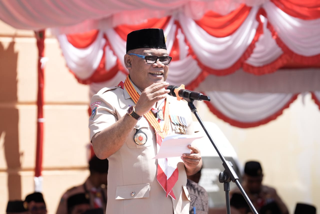 HUT Pramuka ke-63, Pj. Gubernur Sampaikan Pesan Penting untuk Generasi Muda Maluku Utara