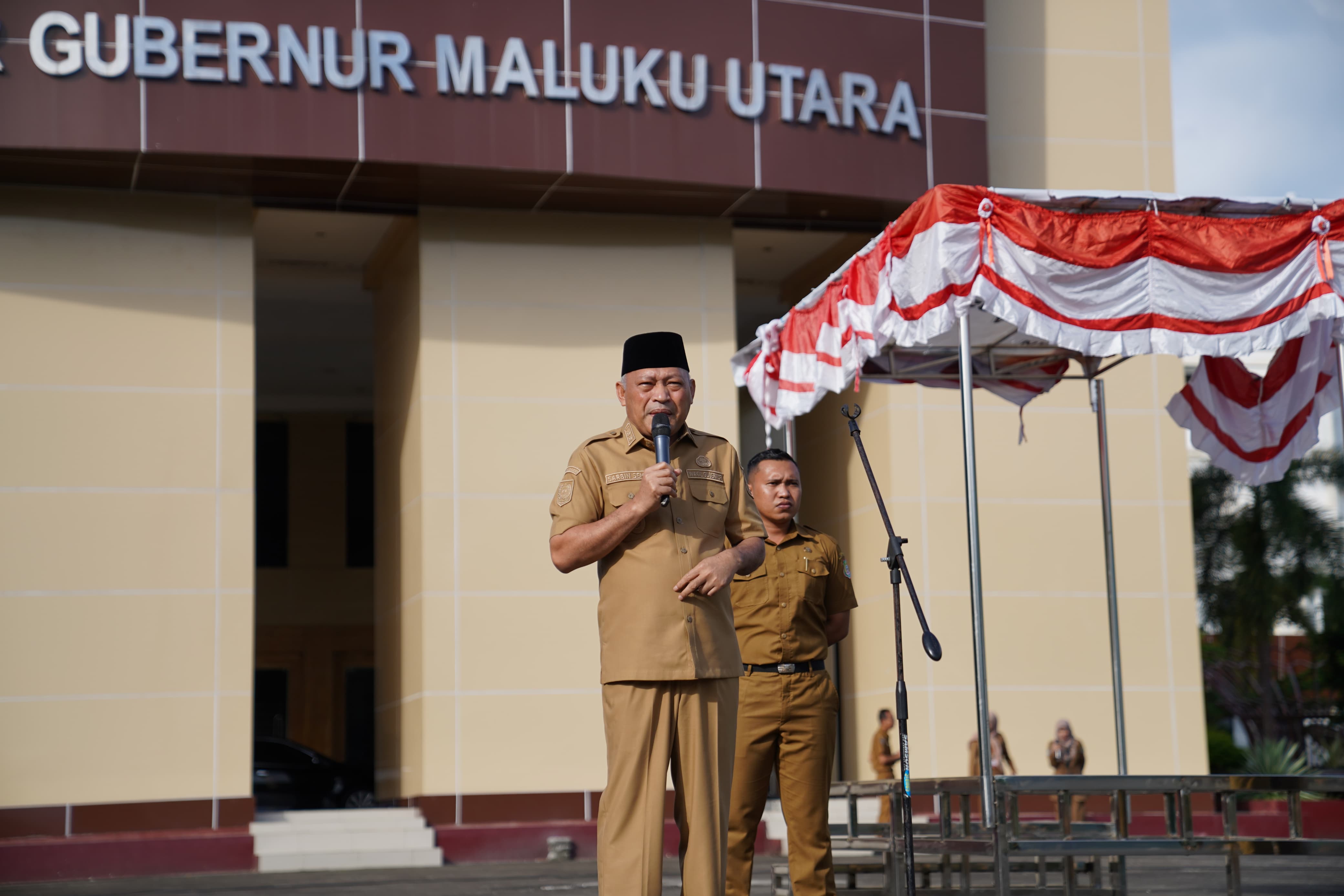 Apel Pagi, Wagub Sarbin Sehe Kembali Utarakan Beberapa Hal Prioritas Di Malut