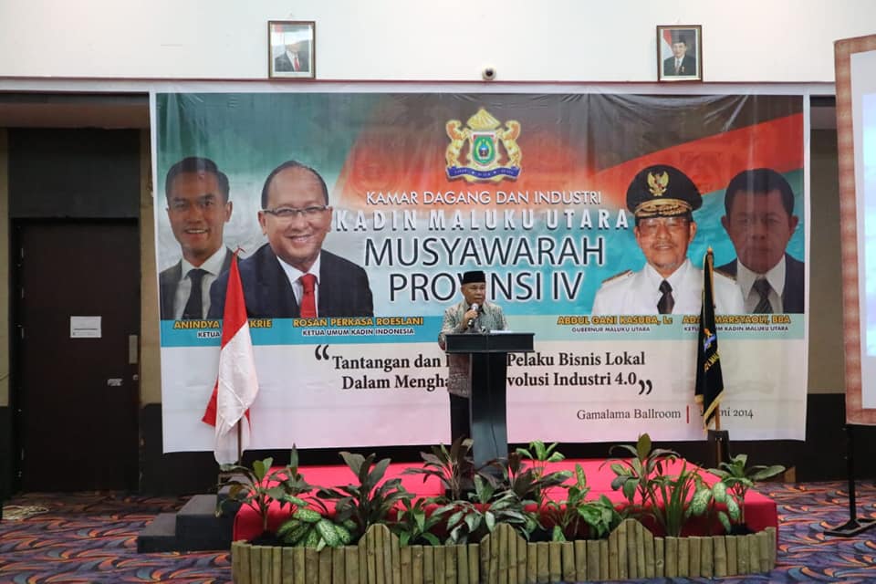Wagub Buka Musprov IV Kadin Maluku Utara 