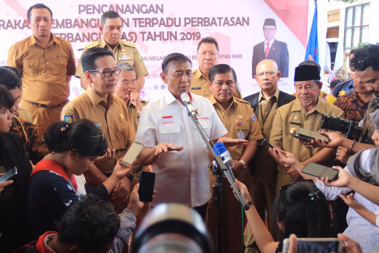 Menkopolhukam Canangkan Gerbangdutas di kapubaten Pulau Morotai