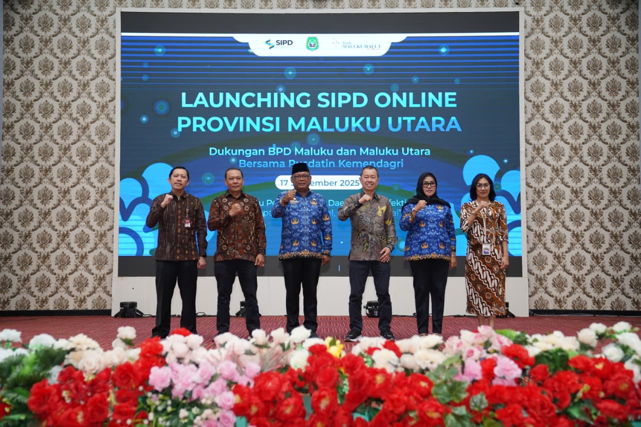 Launching SP2D Online SIPD RI : Pusdatin Kemendagri Apresiasi Pemprov Malut