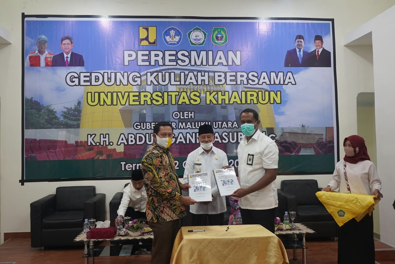 Resmi Gedung Kuliah Baru, Gubernur Apresiasi Kerja Rektor Unkhair dan Kepala Balai Cipta Karya