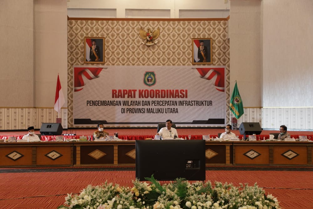 4 MENTERI BERSAMA PEMDA BAHAS PENGEMBANGAN WILAYAH DAN PERCEPATAN PEMBANGUNAN INFRASTRUKTUR MALUKU UTARA