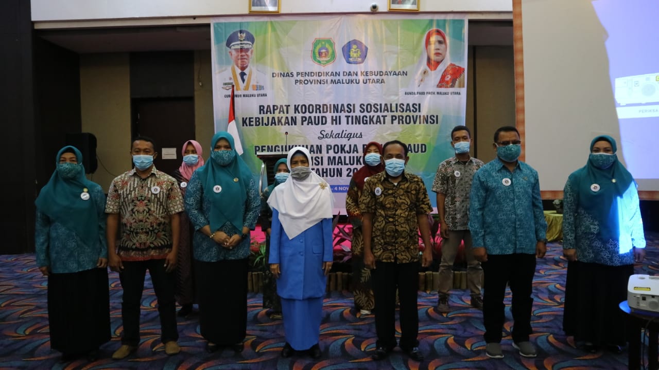 Pokja Bunda PAUD Provinsi Maluku Utara Dikukuhkan