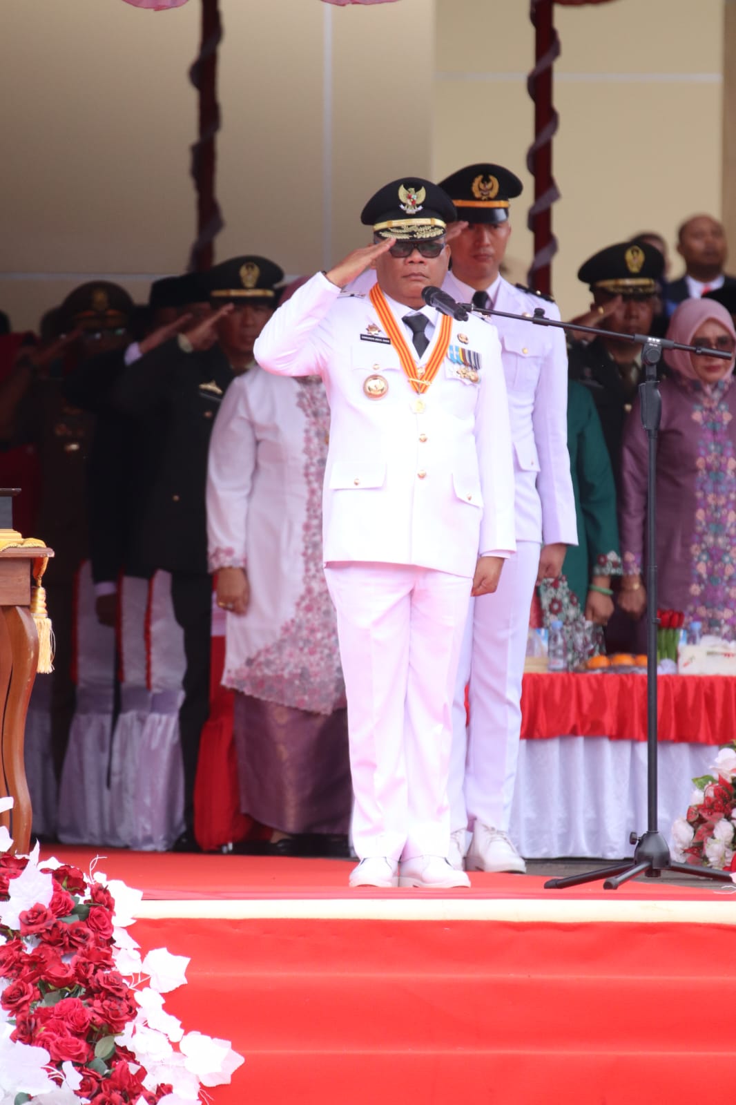 Pemprov Malut Menggelar Upacara HUT Kemerdekaan RI Ke-79