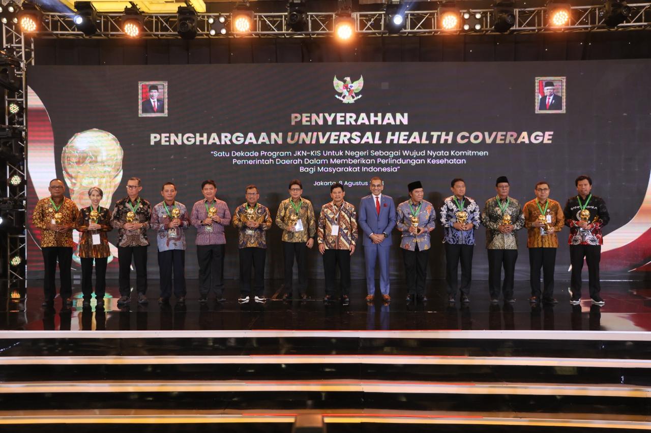Maluku Utara Raih Penghargaan Bergengsi UHC Award 2024