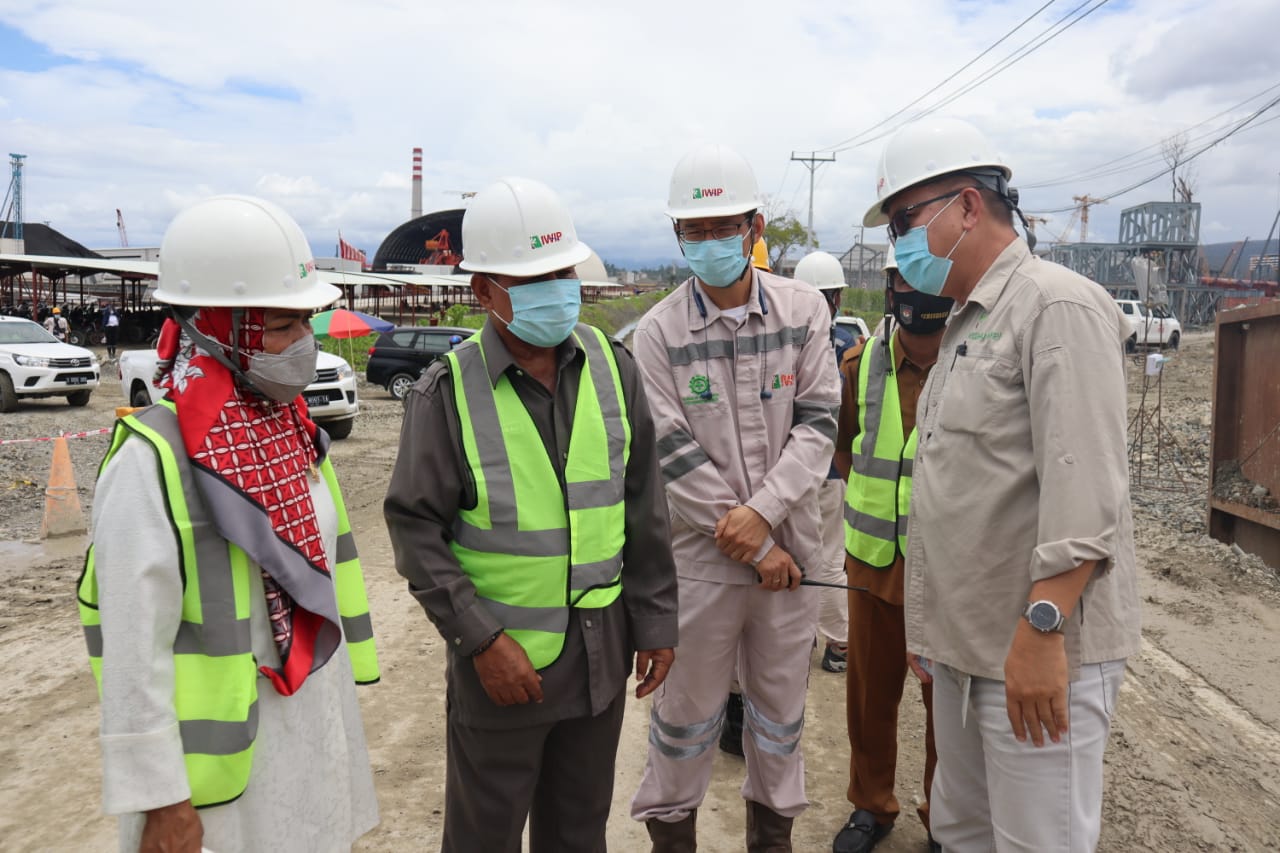 Paska Banjir, Wagub Kunker ke PT. IWIP